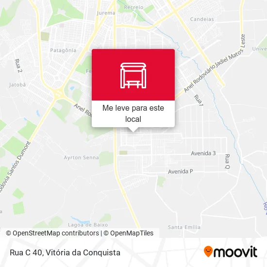Rua C 40 mapa
