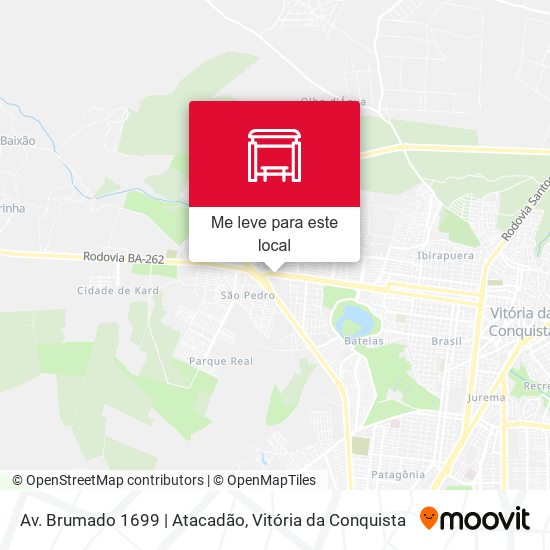 Av. Brumado 1699 | Atacadão mapa