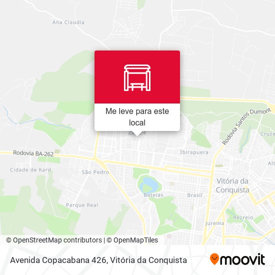Avenida Copacabana 426 mapa