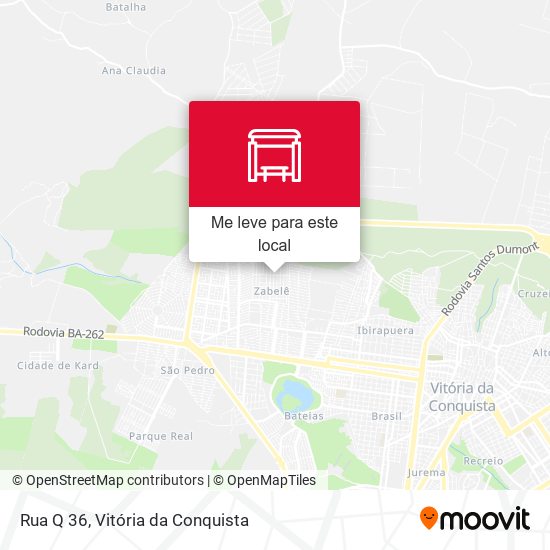 Rua Q 36 mapa