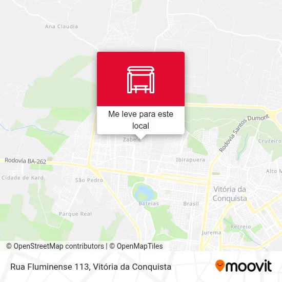 Rua Fluminense 113 mapa