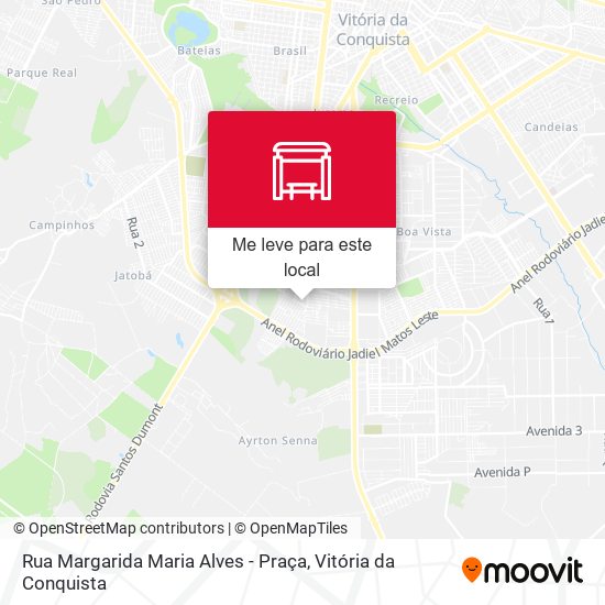Rua Margarida Maria Alves - Praça mapa