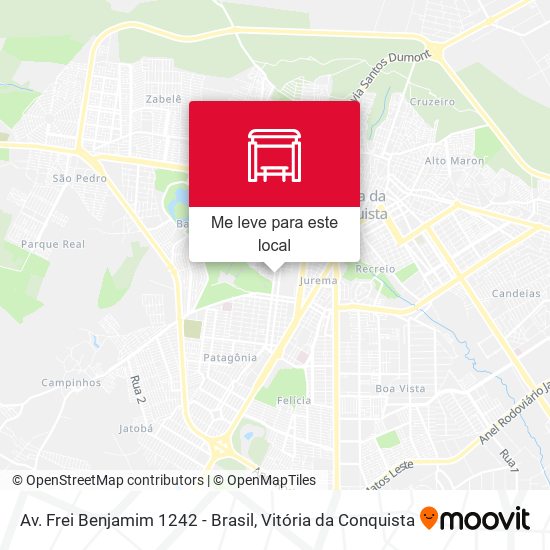 Av. Frei Benjamim 1242 - Brasil mapa