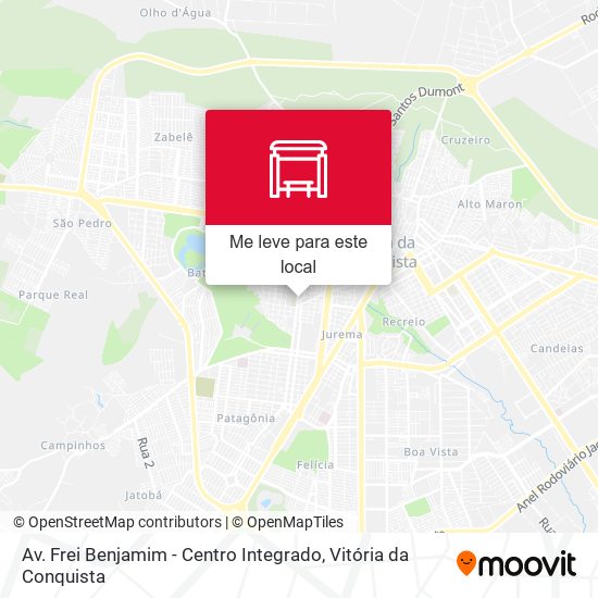 Av. Frei Benjamim - Centro Integrado mapa