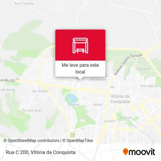 Rua C 200 mapa