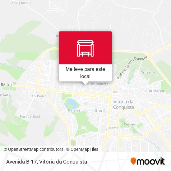 Avenida B 17 mapa