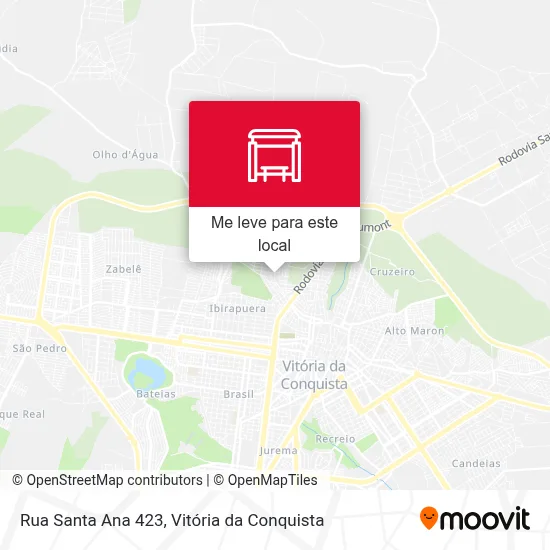 Rua Santa Ana 423 mapa