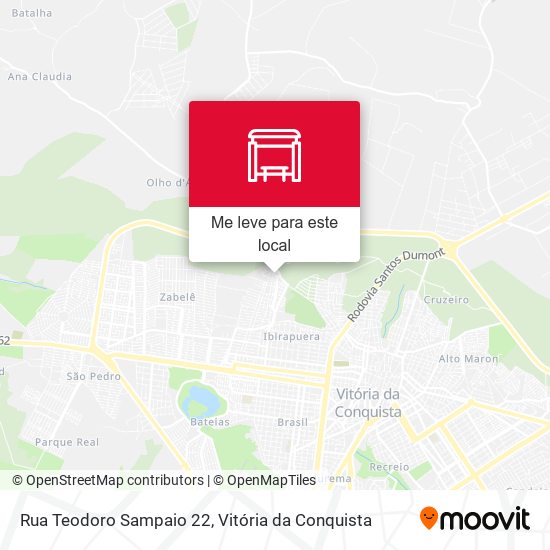 Rua Teodoro Sampaio 22 mapa