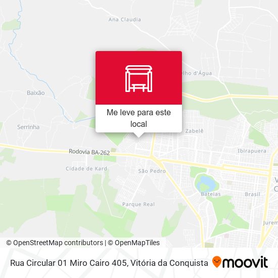 Rua Circular 01 Miro Cairo 405 mapa