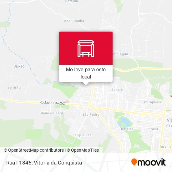 Rua I 1846 mapa