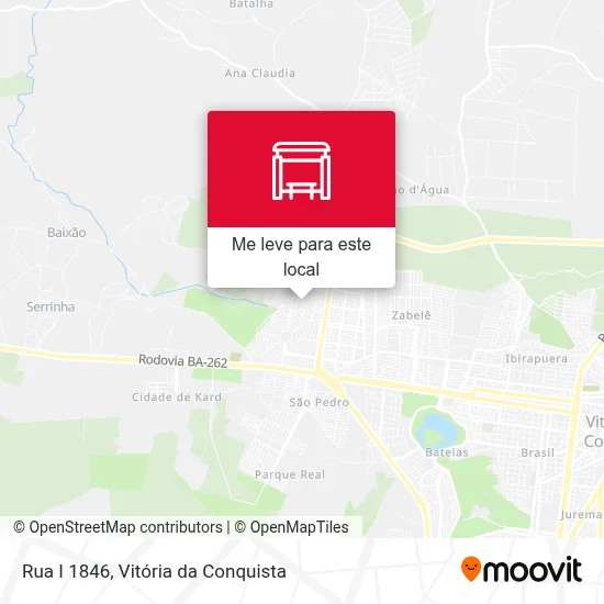 Rua I 1846 mapa