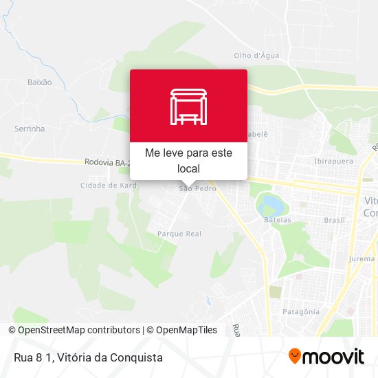 Rua 8 1 mapa