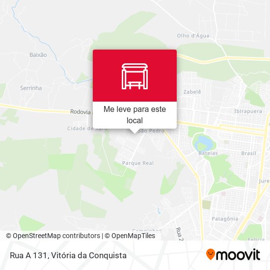Rua A 131 mapa