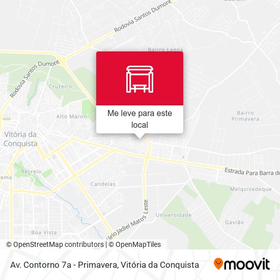 Av. Contorno 7a - Primavera mapa