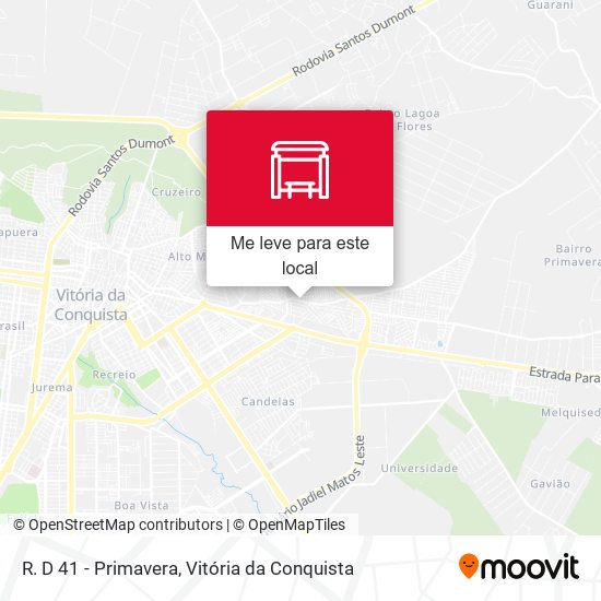 R. D 41 - Primavera mapa