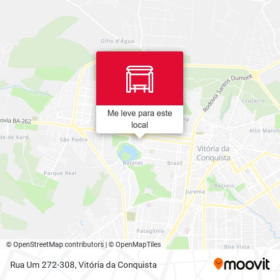 Rua Um 272-308 mapa