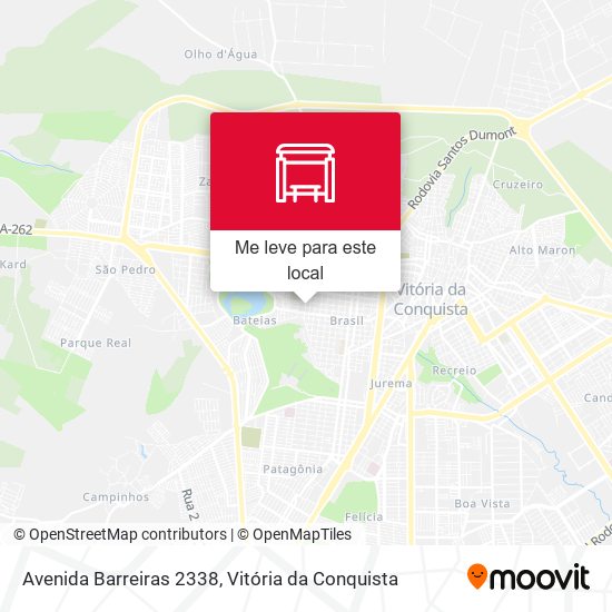 Avenida Barreiras 2338 mapa