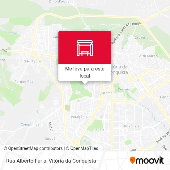 Rua Alberto Faria mapa