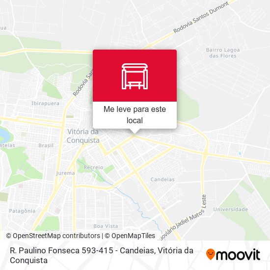 R. Paulino Fonseca 593-415 - Candeias mapa