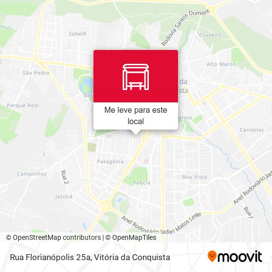 Rua Florianópolis 25a mapa