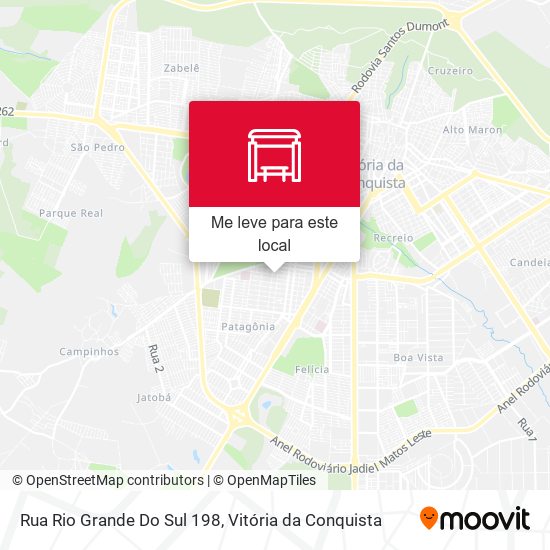 Rua Rio Grande Do Sul 198 mapa