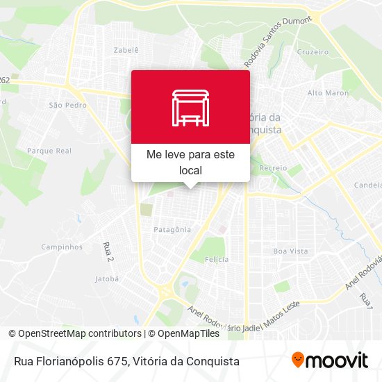 Rua Florianópolis 675 mapa