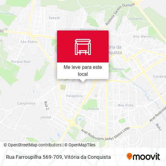 Rua Farroupilha 569-709 mapa