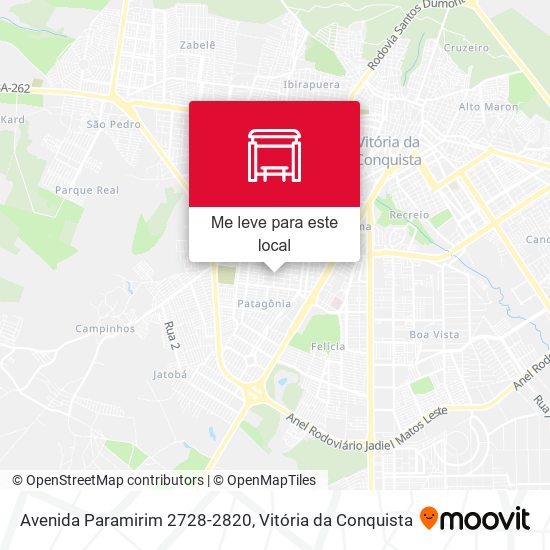 Avenida Paramirim 2728-2820 mapa