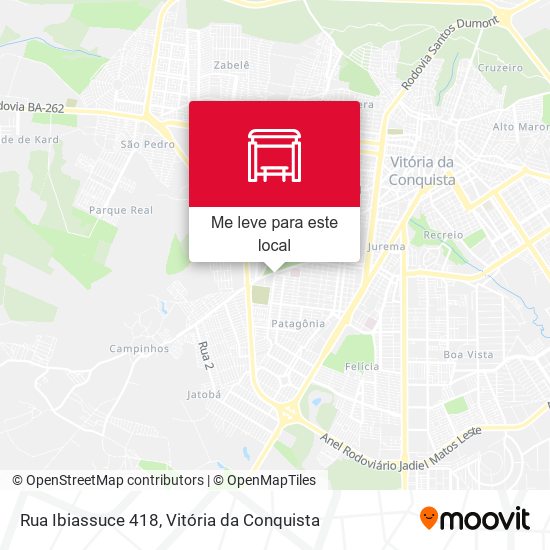 Rua Ibiassuce 418 mapa