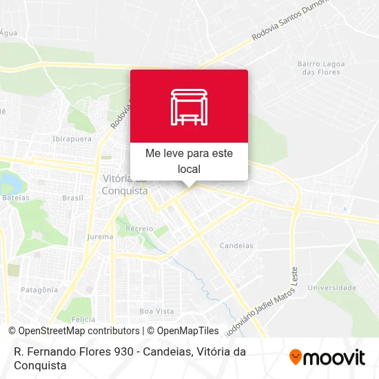 R. Fernando Flores 930 - Candeias mapa