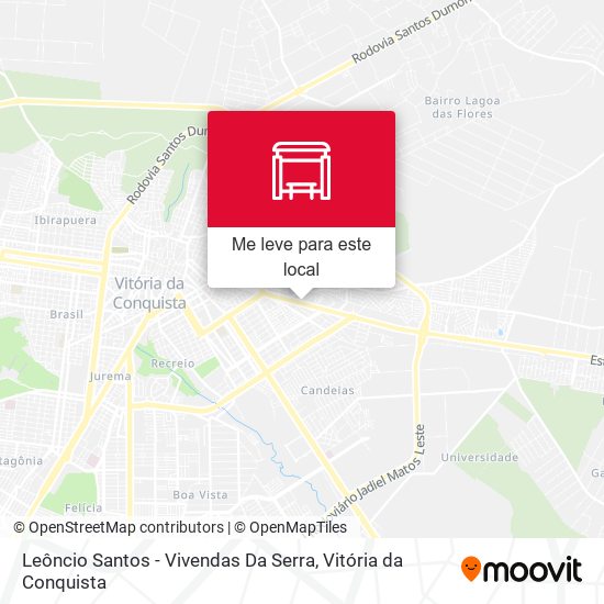 Leôncio Santos - Vivendas Da Serra mapa