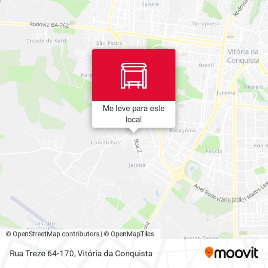 Rua Treze 64-170 mapa