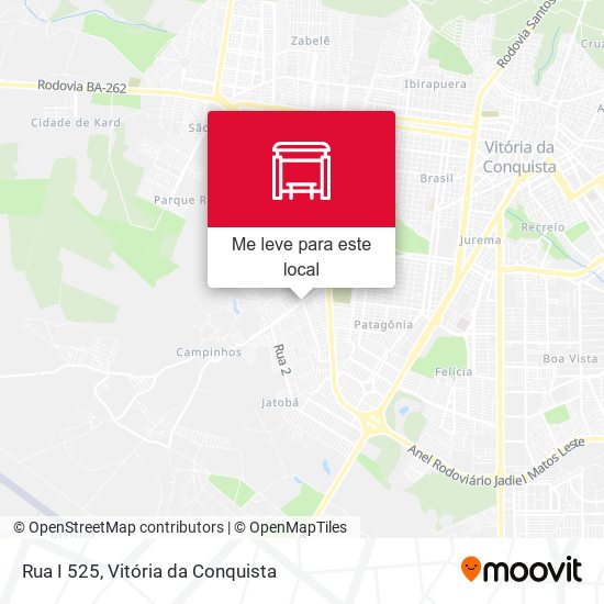 Rua I 525 mapa