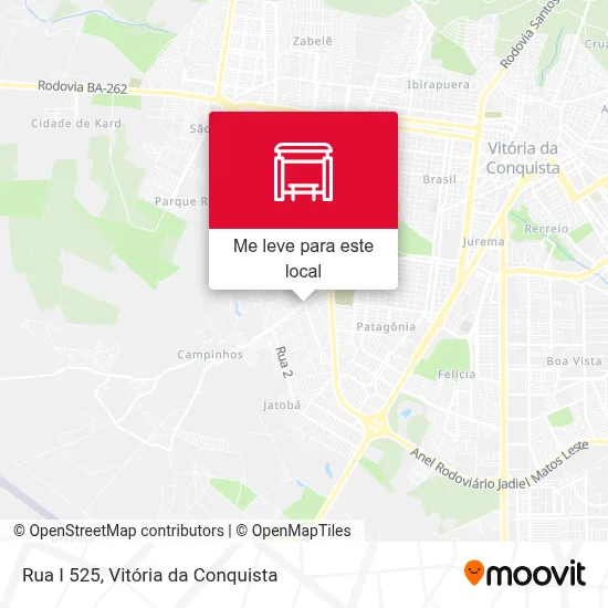 Rua I 525 mapa
