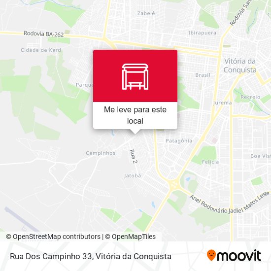 Rua Dos Campinho 33 mapa