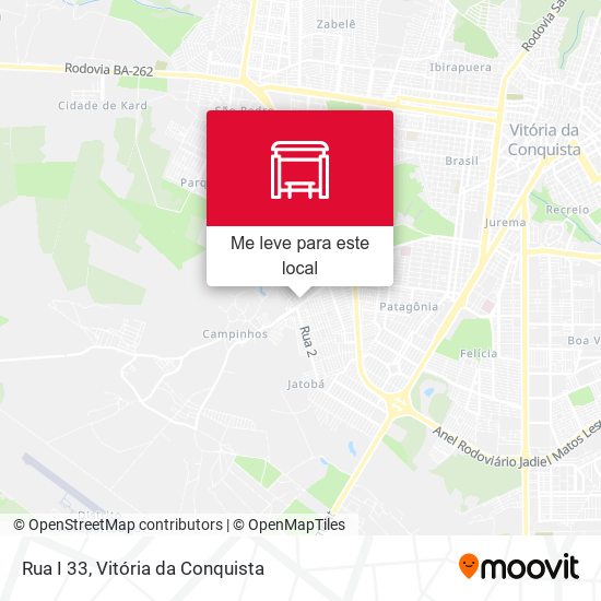 Rua I 33 mapa