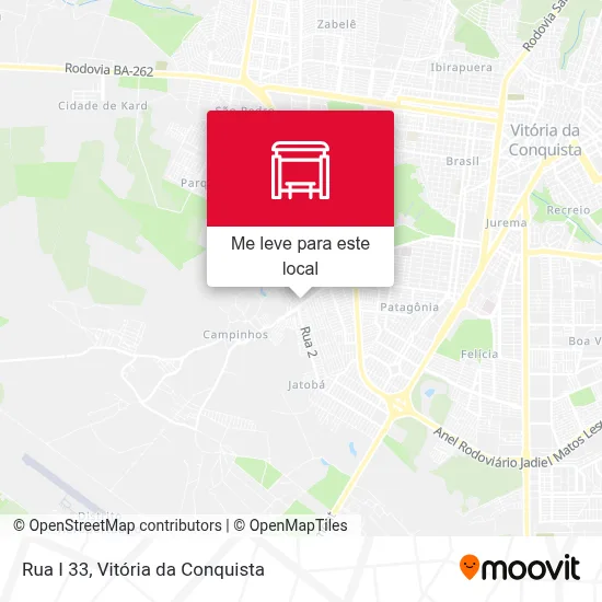 Rua I 33 mapa