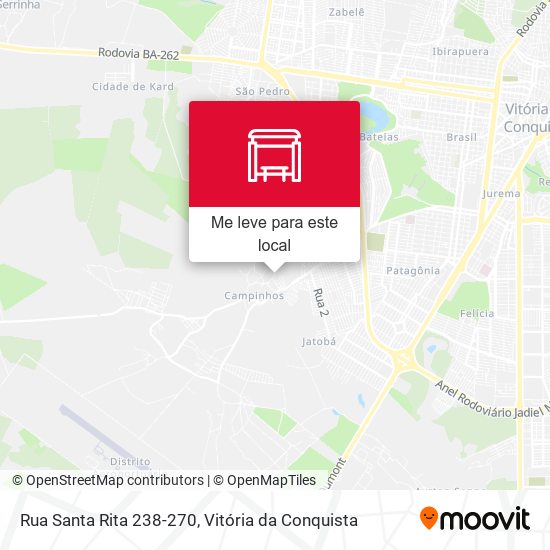 Rua Santa Rita 238-270 mapa