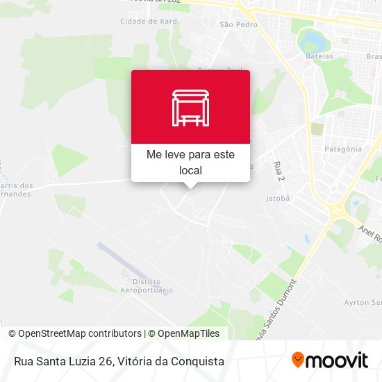 Rua Santa Luzia 26 mapa