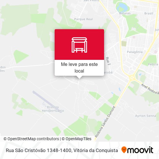 Rua São Cristóvão 1348-1400 mapa