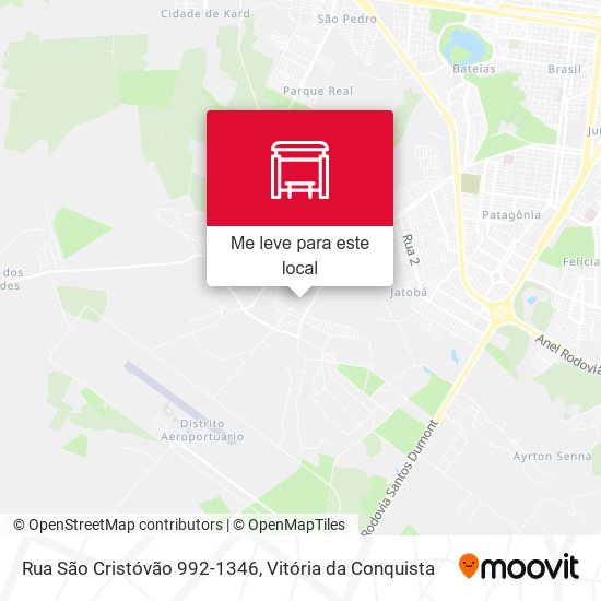 Rua São Cristóvão 992-1346 mapa