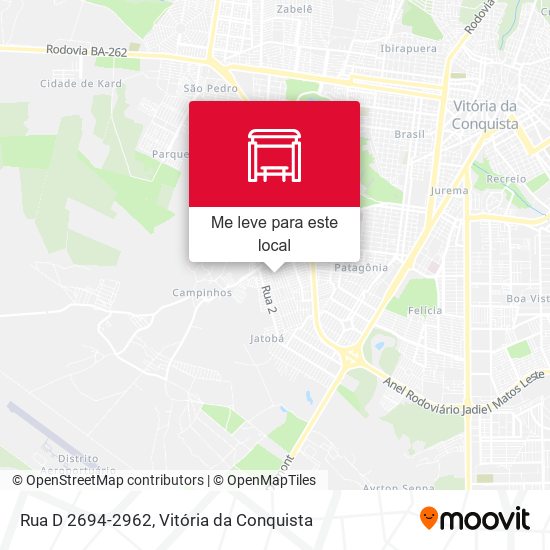 Rua D 2694-2962 mapa