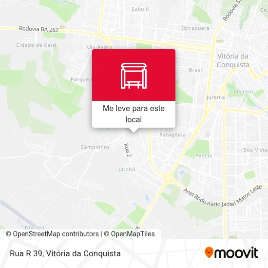 Rua R 39 mapa