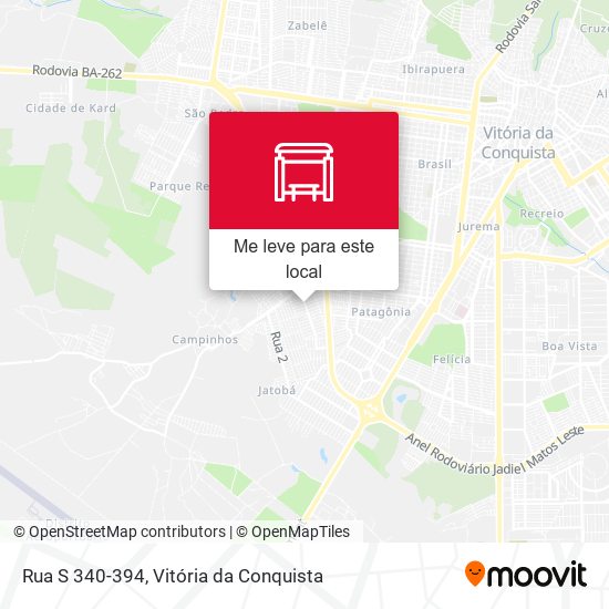 Rua S 340-394 mapa