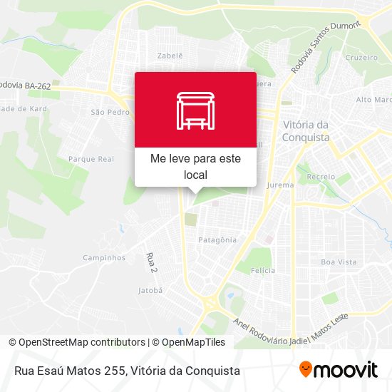 Rua Esaú Matos 255 mapa