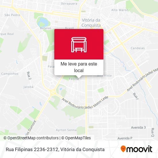 Rua Filipinas 2236-2312 mapa