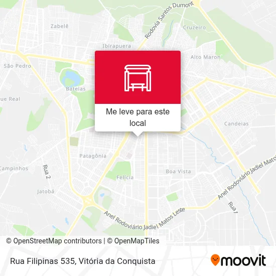 Rua Filipinas 535 mapa