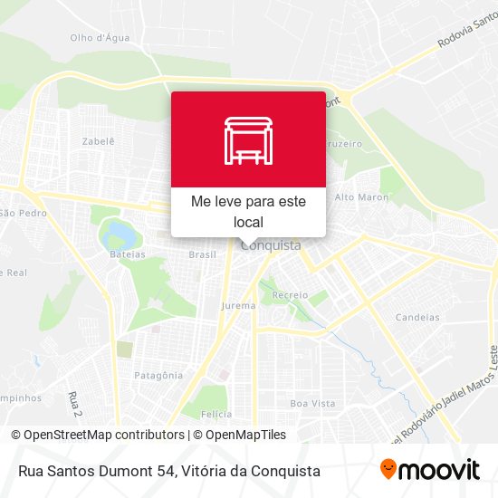 Rua Santos Dumont 54 mapa