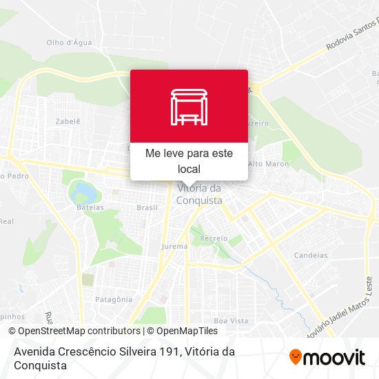 Avenida Crescêncio Silveira 191 mapa
