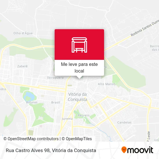 Rua Castro Alves 98 mapa